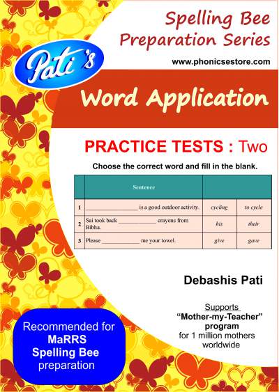 marrs spellbee word application practice questions